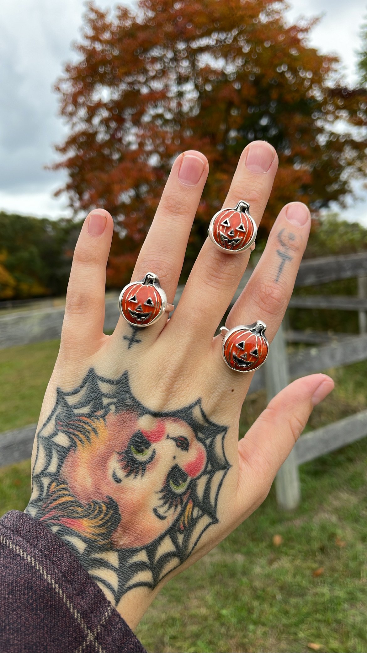 Vintage Jack-o'-lantern Ring | Reanimate 47 Silversmiths